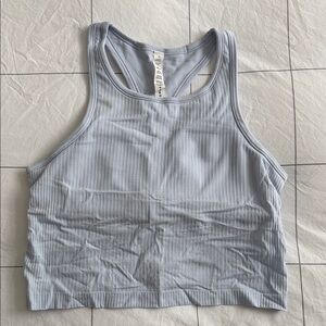 Lululemon Ebb to Street Cropped Racerback Tank Top B/C Cup size 10
